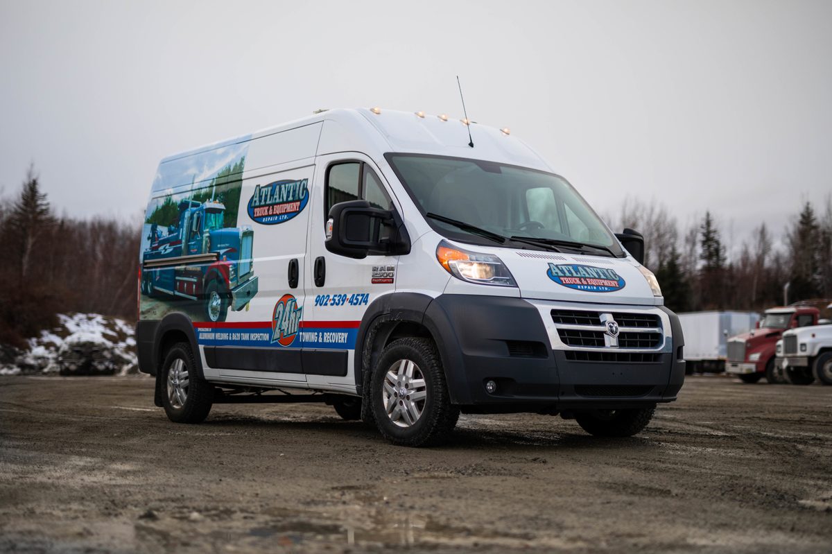 Atlantic Truck mobile service van and repair crew